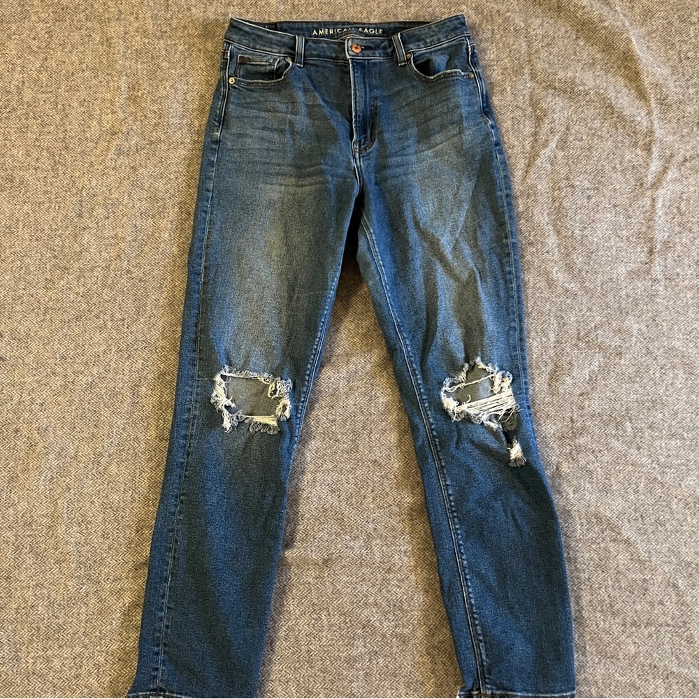 American Eagle Curvy Long Mom Jeans